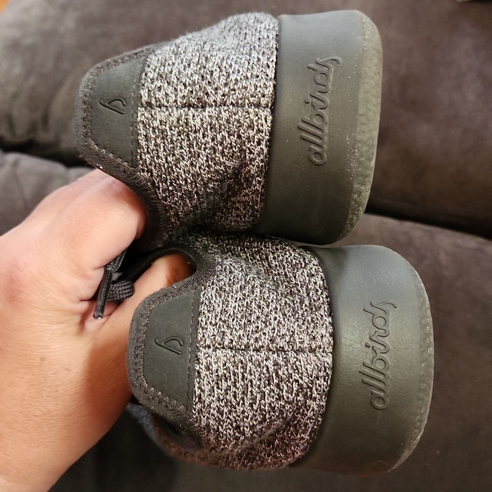 Allbirds Textured Wool Sneakers in Gray Size 8 Allbirds - Picture 8 of 13